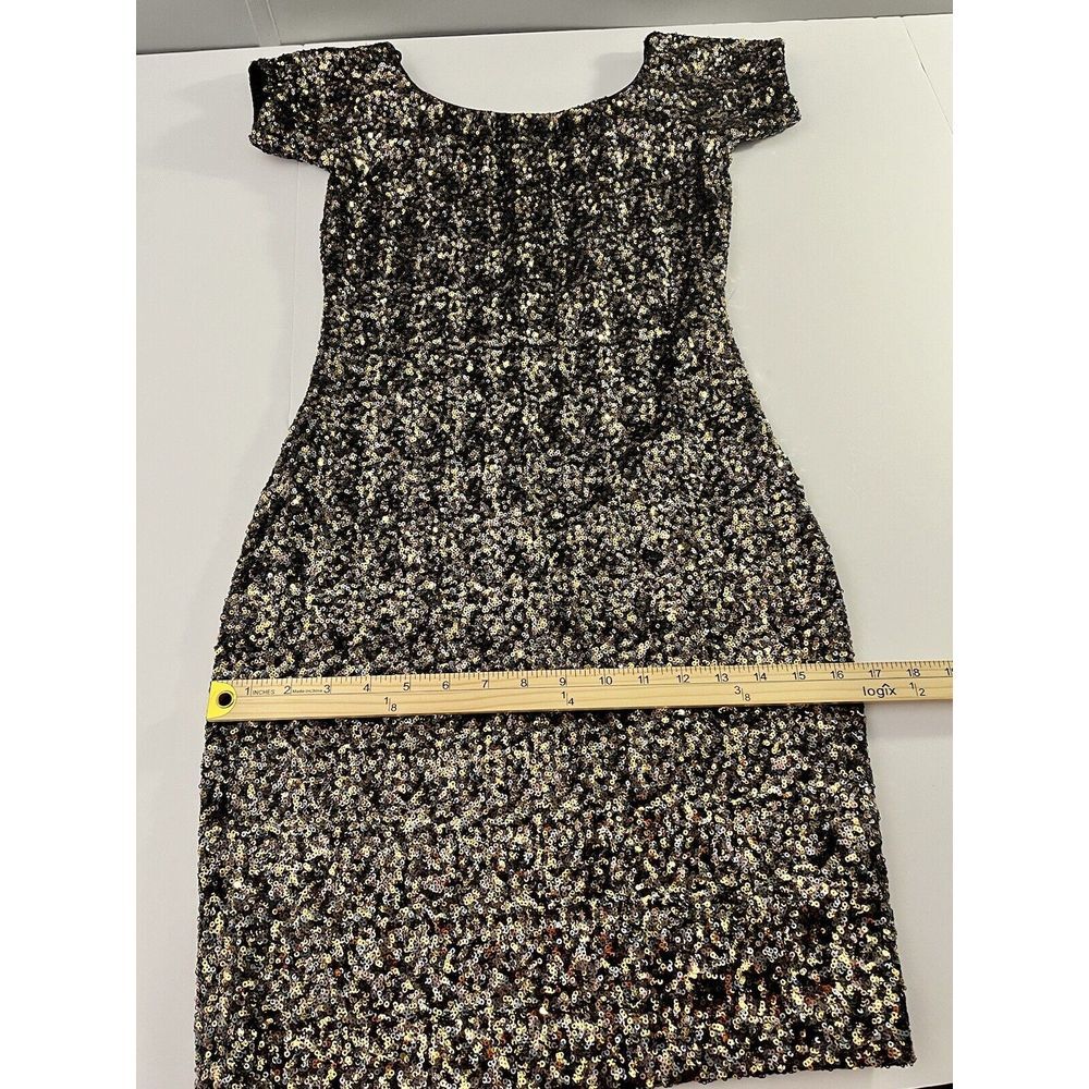 Dress The Population Sequin Sheath‎ Dress Medium - Picture 10 of 15